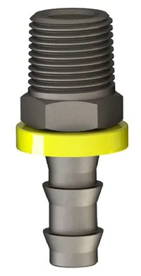 Push On Hose Barb to Male NPT / NPTF