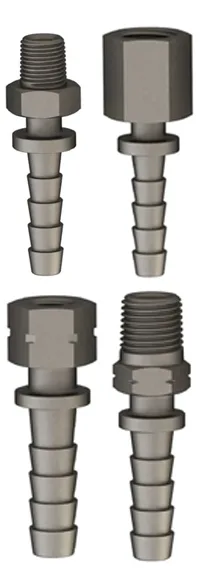 All Barbed Hose Fittings